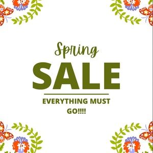 Spring Sale!!! Everything must go!  Please make an offer!